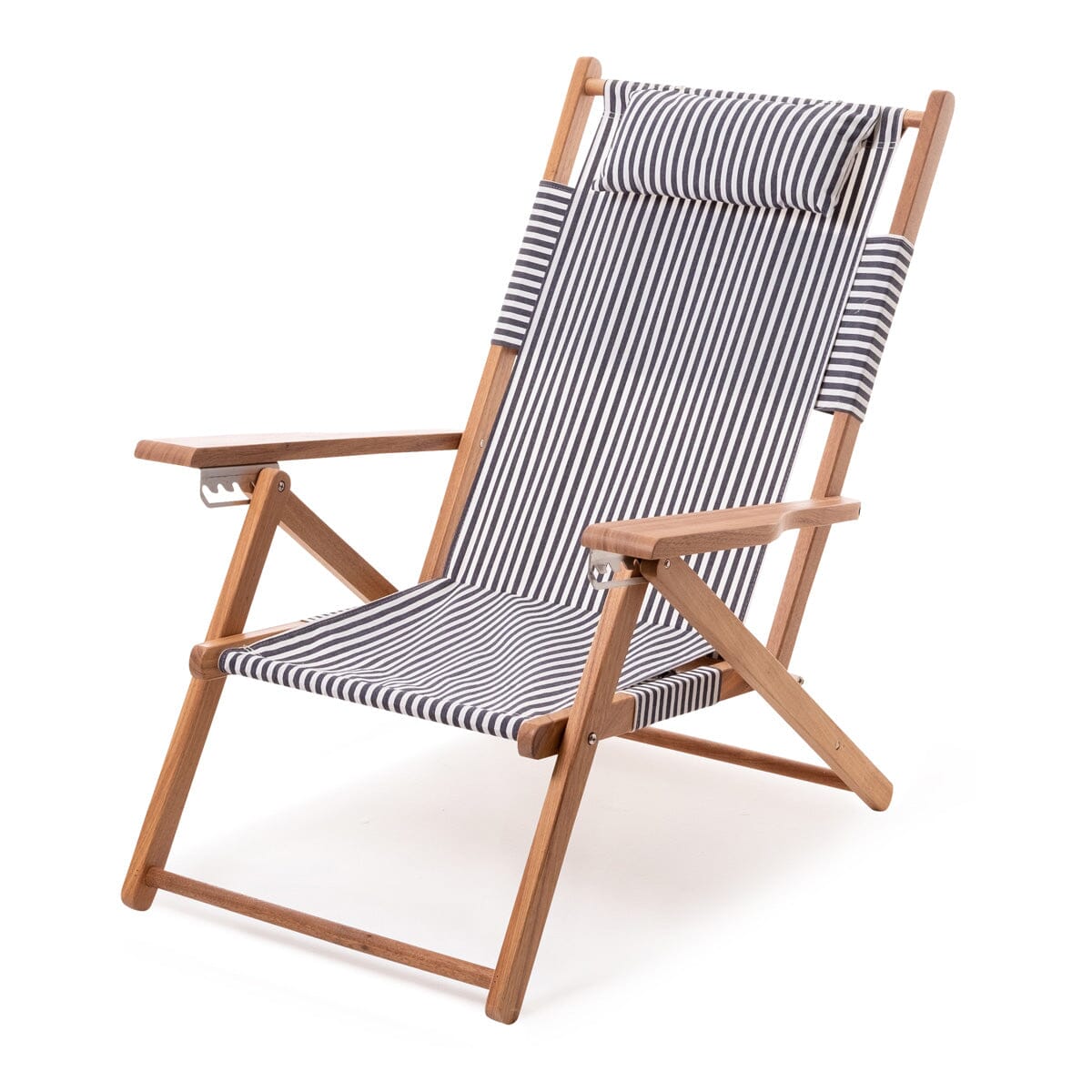 The Tommy Chair - Lauren's Navy Stripe - Business & Pleasure Co