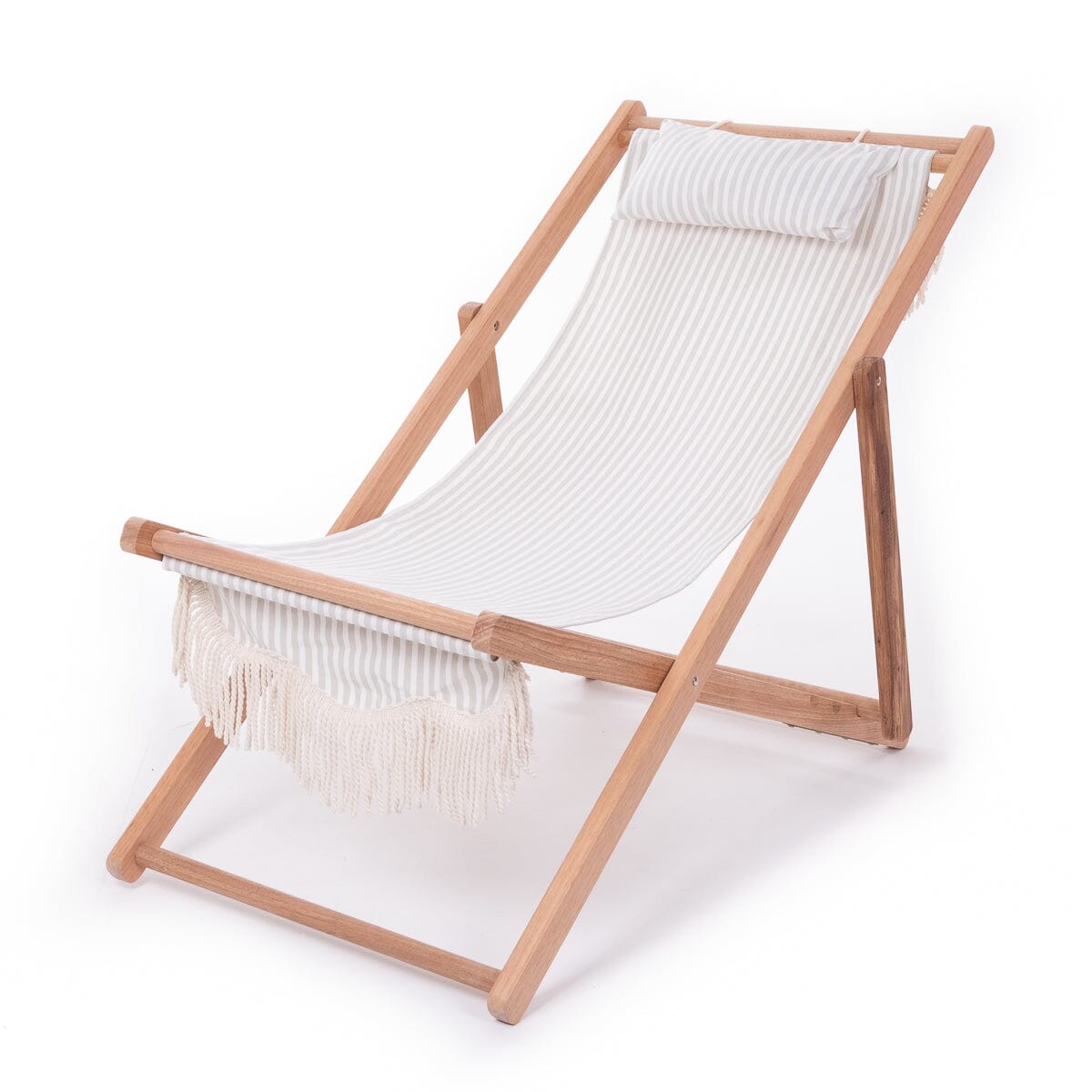 The Sling Chair - Lauren's Sage Stripe - Business & Pleasure Co