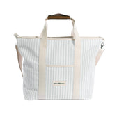 Sage Striped Cooler Tote Bag | Business & Pleasure Co.