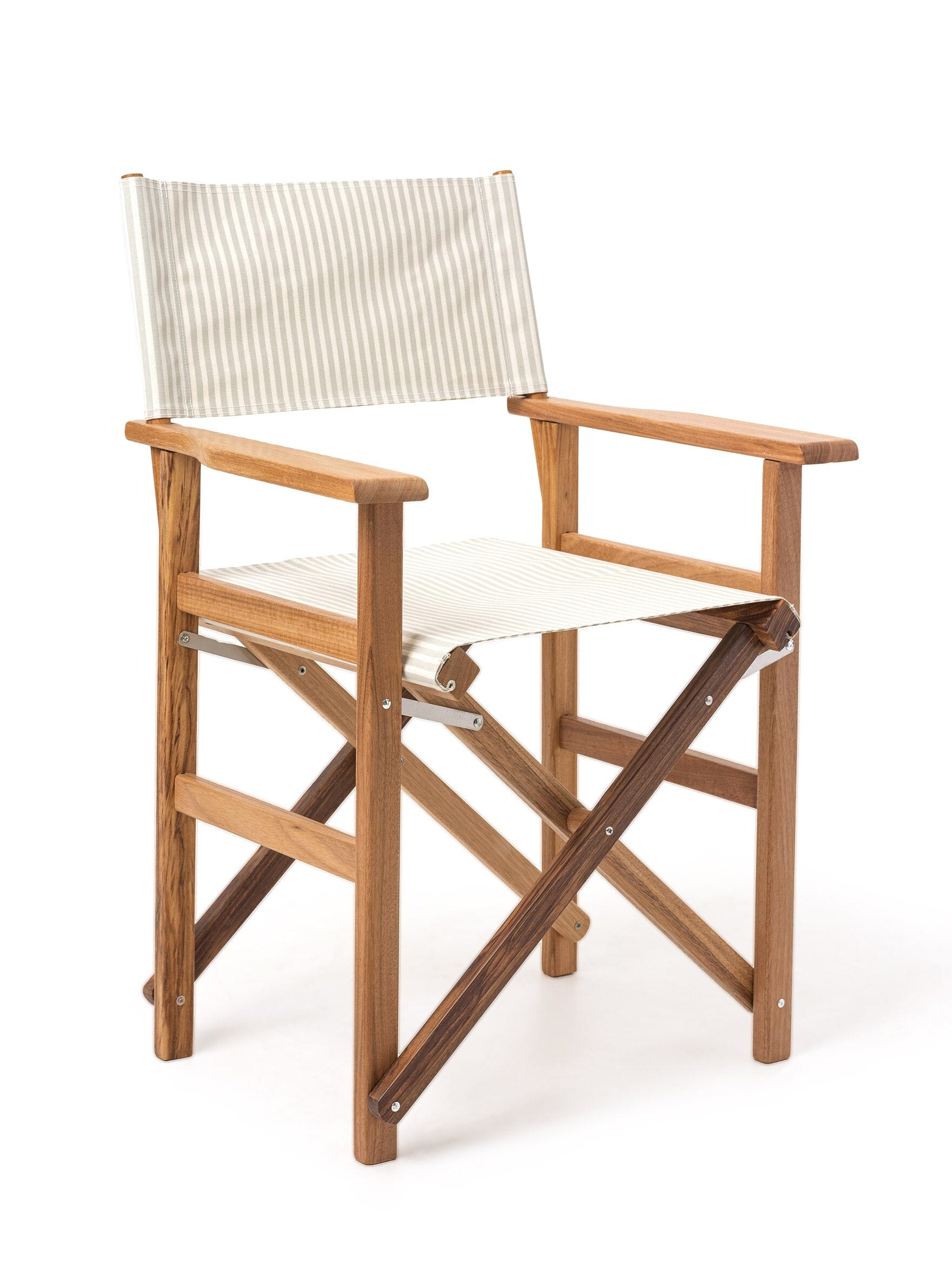 The Directors Chair - Table Height - Lauren's Sage Stripe