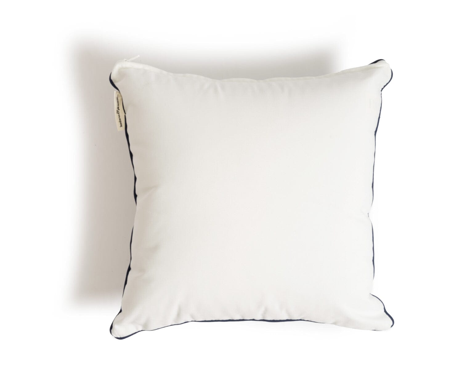 studio image of euro white throw pillow