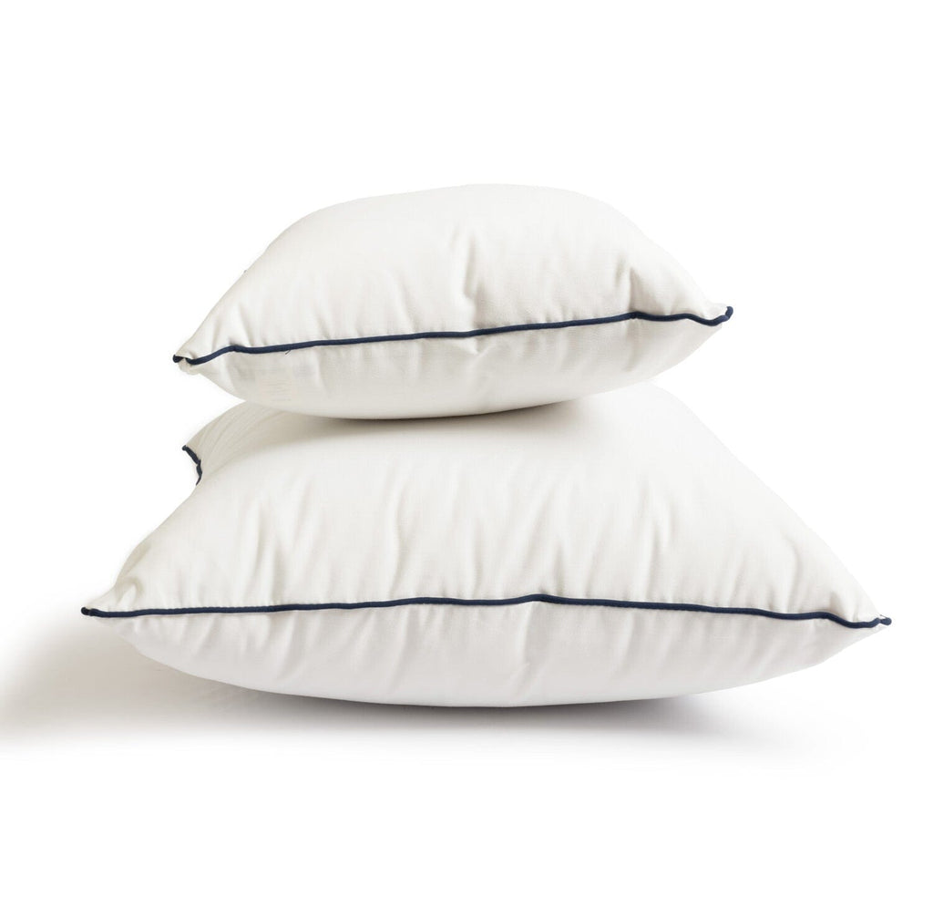 studio image of euro white throw pillow