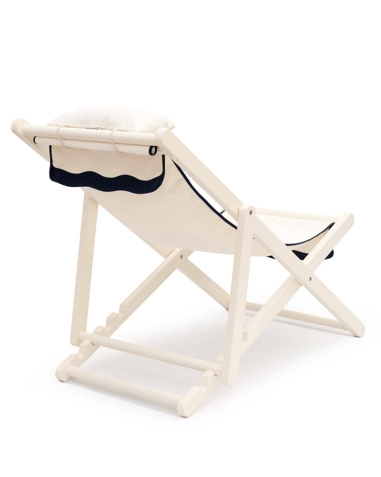 studio image of riviera white sling chair