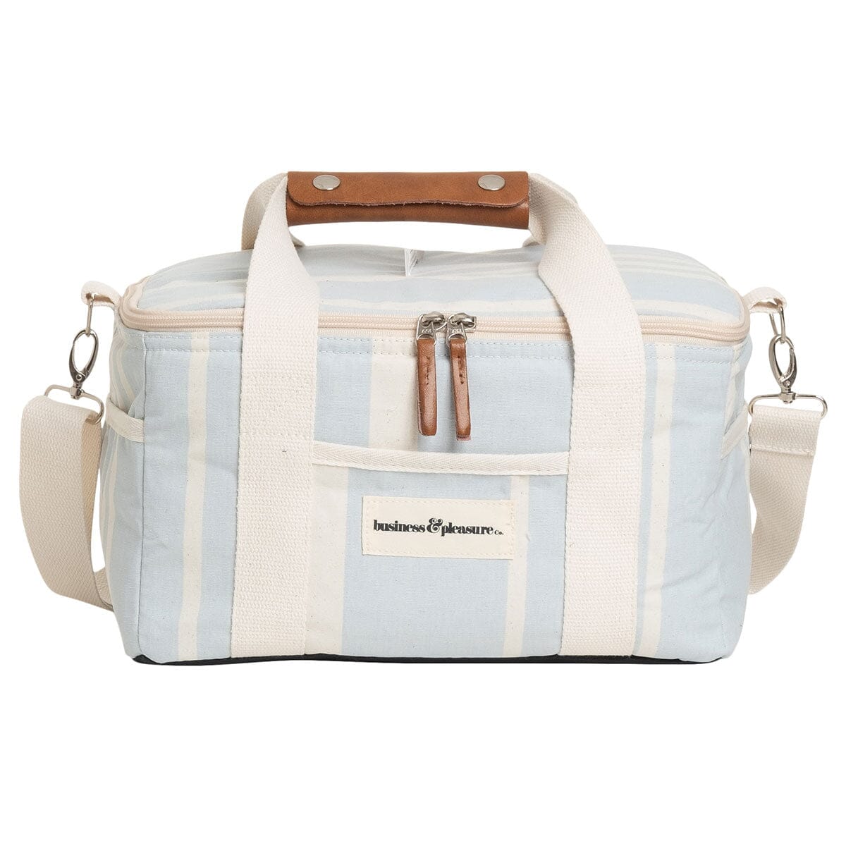 The Premium Cooler Bag - Vintage Blue Stripe Premium Cooler Business & Pleasure Co 