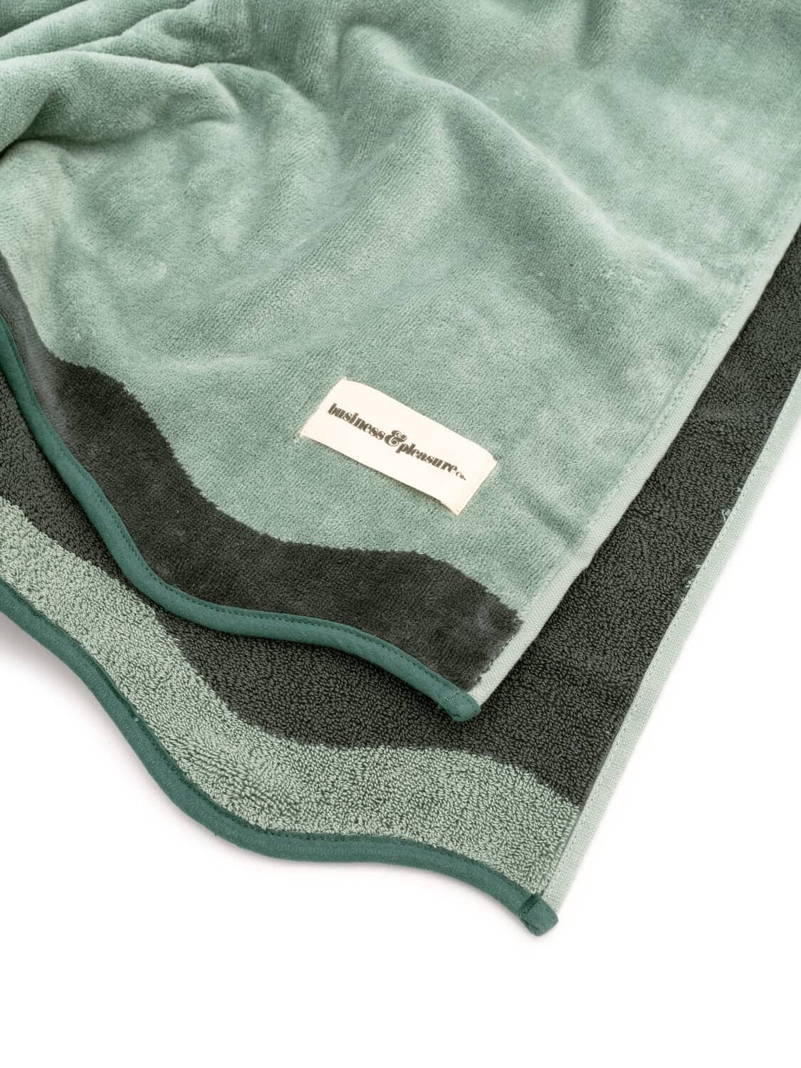 Studio image of Riviera Green Beach towel