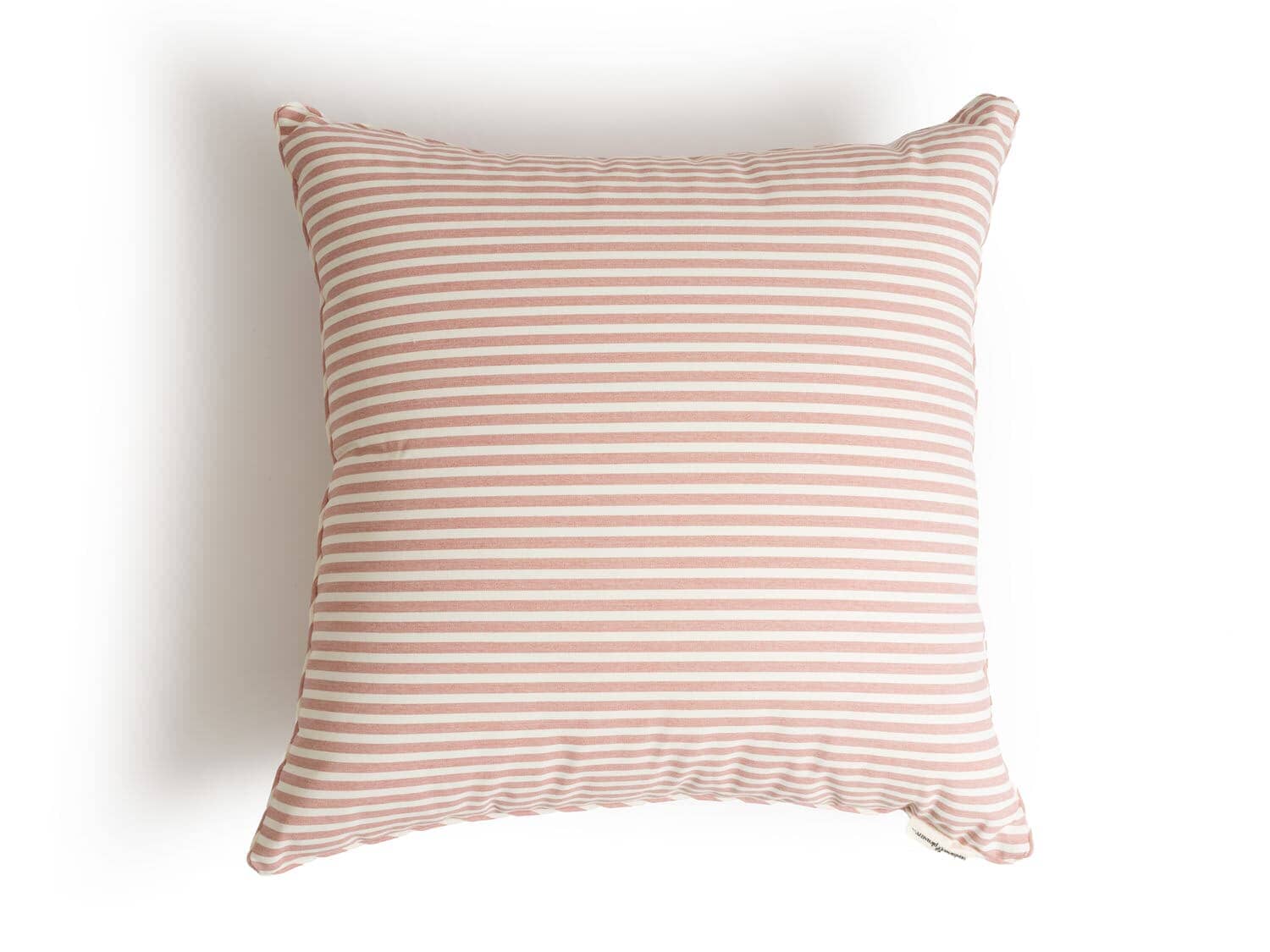 Studio image of pink euro throw pillow