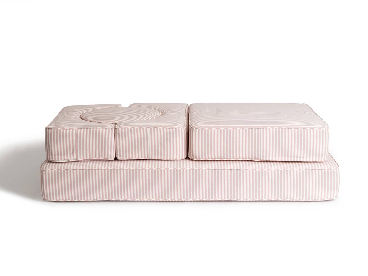 Studio image of pink modular pillow stack