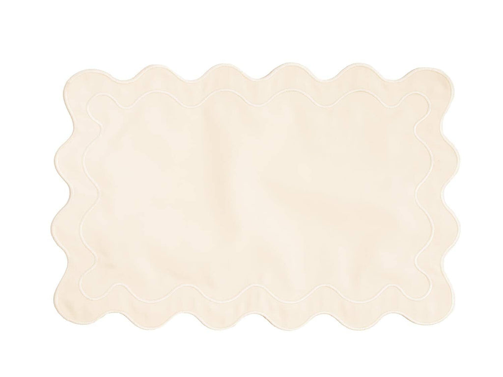 back view of riviera mimosa placemat